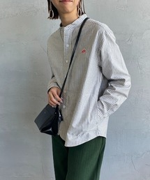 [DANTON/ダントン] バンドカラー オックスフォードシャツ