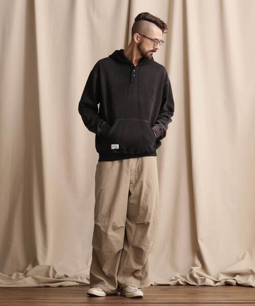 schott（ショット）の「【WEB LIMITED】Schott/ショット/HENRY NECK PARKA "SCHOTT BROS."/ヘンリーネック パーカー "ショット ブロス"（パーカー・メンズ・ブラック/ベージュ/レッド・M/L/2XL/XL）」の22枚目の写真