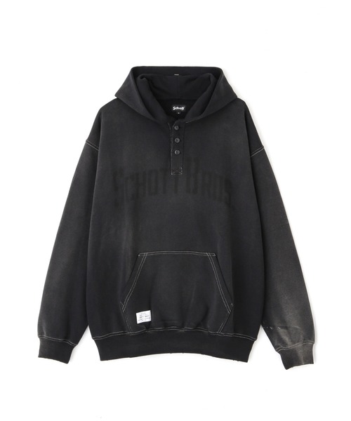 schott（ショット）の「【WEB LIMITED】Schott/ショット/HENRY NECK PARKA "SCHOTT BROS."/ヘンリーネック パーカー "ショット ブロス"（パーカー・メンズ・ブラック/ベージュ/レッド・M/L/2XL/XL）」の13枚目の写真