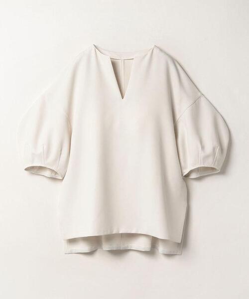 新品未使用　ランバンオンブルー タグ付き　デザイン　カットソー ホワイト 38 LANVIN ランバンオンブルー Tシャツ 38サイズ Mサイズ - メルカリ