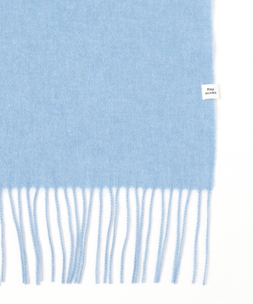 Ray BEAMS（レイビームス）の「Ray BEAMS / カシミヤ ストール（マフラー・レディース・ライトグレー/ライトブルー/オフホワイト/ブラック・ONE SIZE）」の18枚目の写真