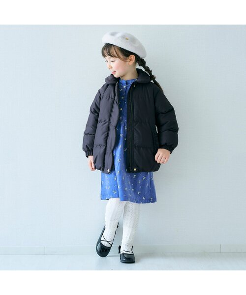 apres les cours（アプレレクール）の「ハートプレートベレー（ハンチング/ベレー帽・キッズ・ローズ/ブラック/ベージュ・54/58/50）」の5枚目の写真