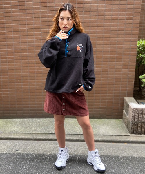 DISCUS ATHLETIC(ディスカス アスレチック)の「DISCUS ATHLETIC/ディスカスアスレチック フリース プルオーバー トレーナー 裏起毛 3487-8972(スウェット・レディース・ブラック/アイボリー/サックスブルー・L/M)」の14枚目の写真