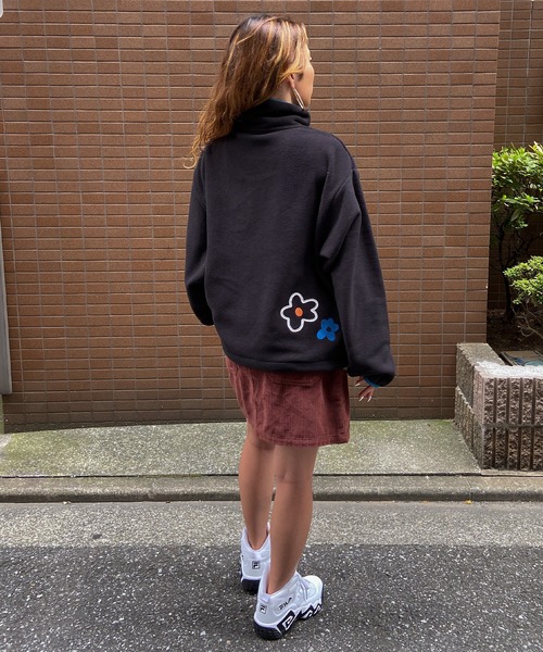 DISCUS ATHLETIC(ディスカス アスレチック)の「DISCUS ATHLETIC/ディスカスアスレチック フリース プルオーバー トレーナー 裏起毛 3487-8972(スウェット・レディース・ブラック/アイボリー/サックスブルー・L/M)」の15枚目の写真