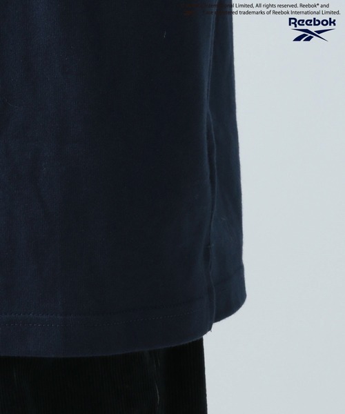 Reebok（リーボック）の「【Reebok×BAYFLOW】別注スポーティロングTシャツ（Tシャツ/カットソー・メンズ・ホワイト×グリーン/ネイビー系・MEDIUM/LARGE）」の12枚目の写真