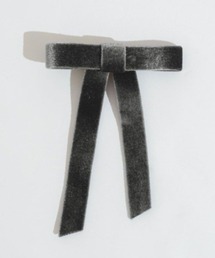 flower | ベロアリボンクリップ(バレッタ/ヘアクリップ)