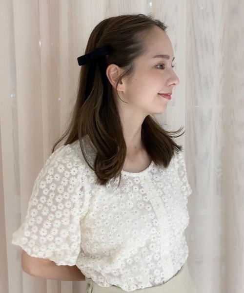 flower(フラワー)の「ベロアリボンクリップ(バレッタ/ヘアクリップ・レディース・A/B/D/C・FREE)」の18枚目の写真