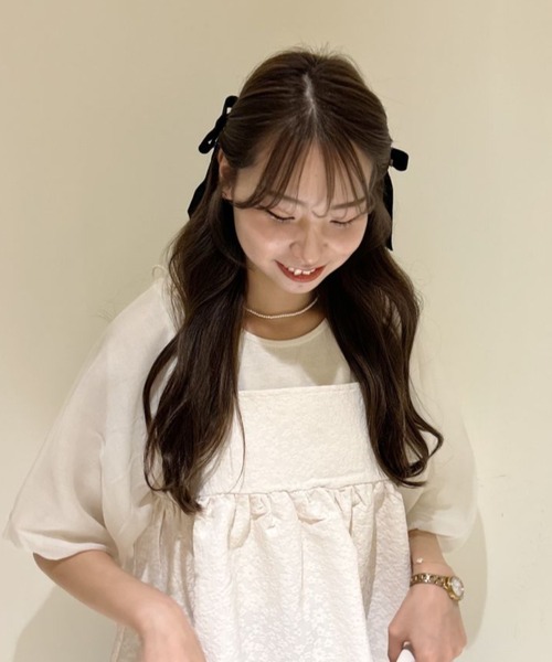 flower(フラワー)の「ベロアリボンクリップ(バレッタ/ヘアクリップ・レディース・A/B/D/C・FREE)」の15枚目の写真