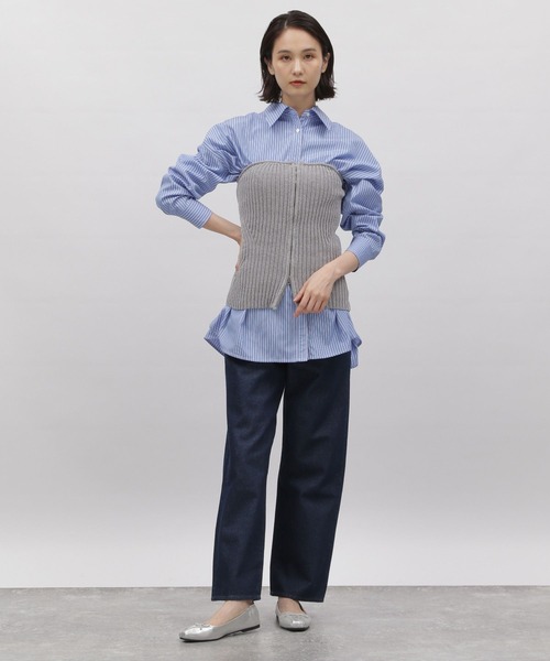LAKOLE（ラコレ）の「ニットZIPビスチェ / 975371（ベスト