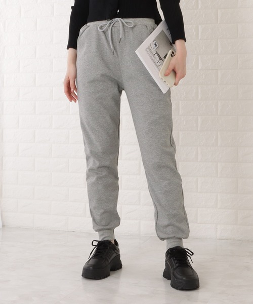 パンツ スウェット リラックスパンツ シンプル ベーシック L3213 セール】シンプルカラーベーシックスウェットパンツ（スウェット