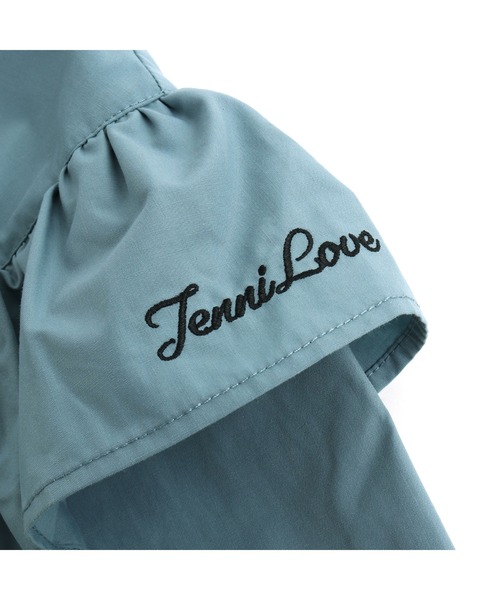 JENNI love（ジェニィラブ）の「そでフリルワンピ－ス（ワンピース・キッズ・サックスブルー/パープル・130cm/140cm/150cm/160cm）」の11枚目の写真