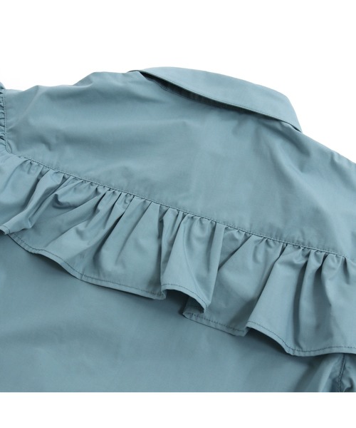 JENNI love（ジェニィラブ）の「そでフリルワンピ－ス（ワンピース・キッズ・サックスブルー/パープル・130cm/140cm/150cm/160cm）」の14枚目の写真