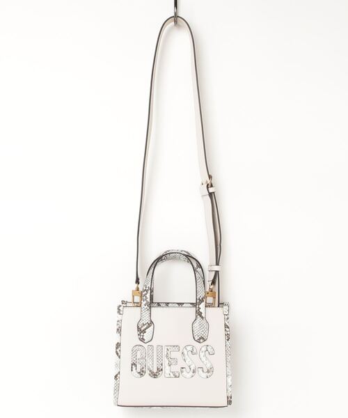 Guess（ゲス）の「SILVANA 2 Compartmnt Mini Tote トートバッグ レディース（トートバッグ・レディース・ナチュラル・ONE SIZE）」の5枚目の写真