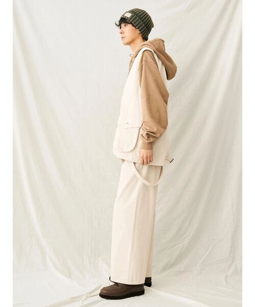 CRAFT STANDARD BOUTIQUE(クラフトスタンダードブティック)の「デニムハンティングベスト(ベスト・メンズ・ダークインディゴブルー/インディゴブルー/アイボリー・L/M)」の11枚目の写真