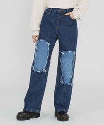 X-girl | DISTRESSED 2TONE DENIM(デニムパンツ)