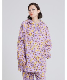 【8】【Little sunny bite】Original flower print hoodie