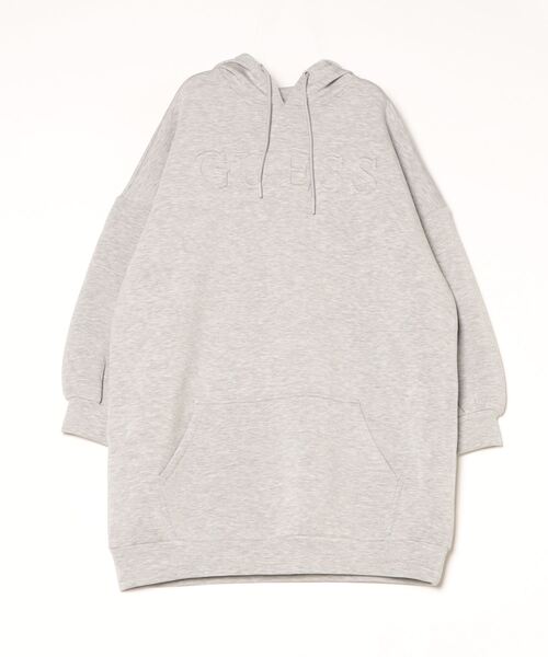 Guess（ゲス）の「Cindra Hooded Sweatshirt Dress トップス（ワンピース・レディース・ベージュ/ブラック/ヘザーグレー・X-SMALL/SMALL/MEDIUM/LARGE）」の13枚目の写真