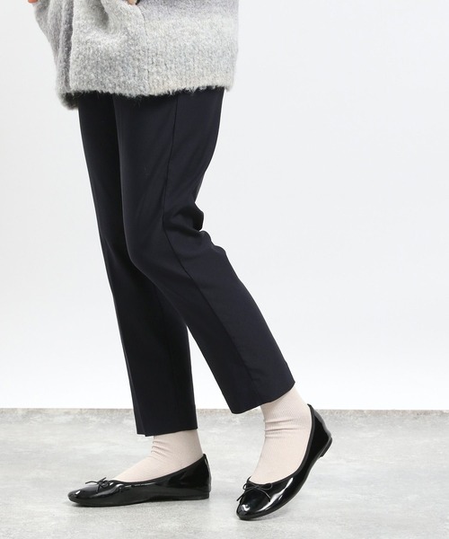 GLOBAL WORK Smile Seed Store(グローバルワーク スマイルシードストア)の「NRストレッチスリムテーパードパンツ/180920(その他パンツ・レディース・ブラック/アイボリー/ネイビー/グレー/杢グレー/ベージュ・LARGE/SMALL/X-LARGE/MEDIUM)」の6枚目の写真