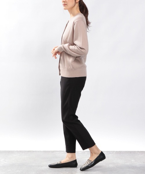 GLOBAL WORK Smile Seed Store(グローバルワーク スマイルシードストア)の「NRストレッチスリムテーパードパンツ/180920(その他パンツ・レディース・ブラック/アイボリー/ネイビー/グレー/杢グレー/ベージュ・LARGE/SMALL/X-LARGE/MEDIUM)」の10枚目の写真