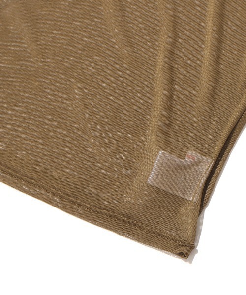 atmos pink（アトモスピンク）の「atmos pink メッセージ シースルー トップス（Tシャツ/カットソー・レディース・ネイビー/ピンク/カーキ・FREE）」の8枚目の写真