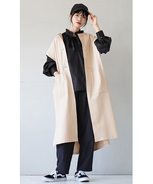 フリルブラウス フリルカラー ギャザーブラウス（シャツ/ブラウス）｜MIMIMEMETE（ミミメメット）