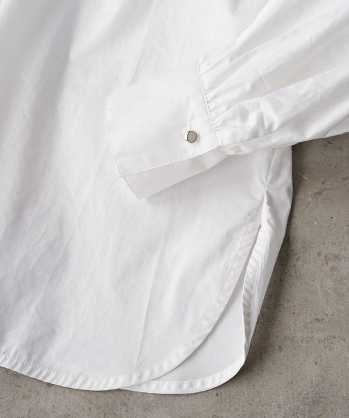 フリルブラウス フリルカラー ギャザーブラウス（シャツ/ブラウス）｜MIMIMEMETE（ミミメメット）