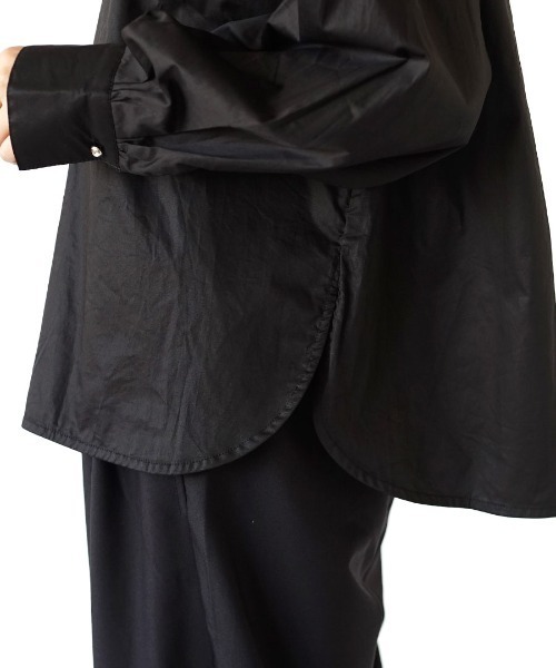 フリルブラウス フリルカラー ギャザーブラウス（シャツ/ブラウス）｜MIMIMEMETE（ミミメメット）