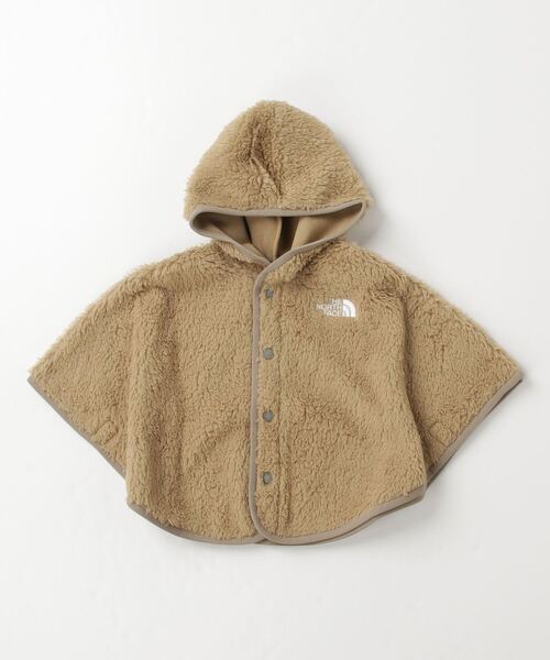 THE NORTH FACE(ザノースフェイス)の「ザ ノース フェイス THE NORTH FACE B Sherpa Fleece Poncho_ベビー シェルパフリースポンチョ(その他ベビー用品・キッズ・ネイビー/ピンク/ベージュ・J/M)」の2枚目の写真