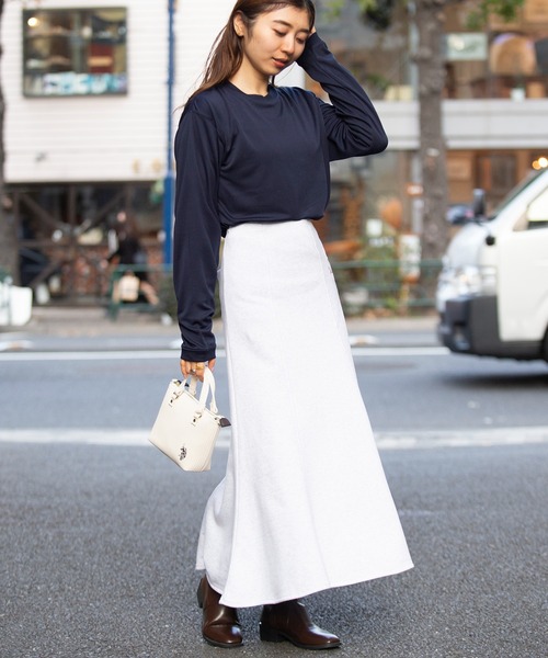 United Athle(ユナイテッドアスレ)の「【United Athle】dry silky touch long sleeve t-shirt / ドライ シルキータッチ ロングスリーブ Tシャツ UVカット ロンT 5089(Tシャツ/カットソー・レディース・チャコールグレー/オリーブ/ブラック/レッド/ホワイト/ネイビー/ロイヤルブルー・L/XL/S/M)」の12枚目の写真