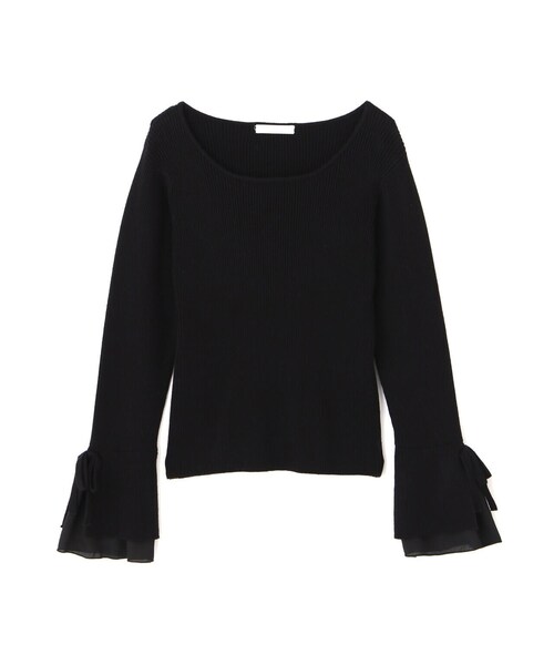 PROPORTION BODY DRESSING（プロポーションボディドレッシング）の「リボンフレアーニット / 1213270030（ニット/セーター・レディース・ブラック/ピンク/ホワイト系その他・SMALL/MEDIUM）」の19枚目の写真