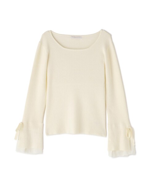 PROPORTION BODY DRESSING（プロポーションボディドレッシング）の「リボンフレアーニット / 1213270030（ニット/セーター・レディース・ブラック/ピンク/ホワイト系その他・SMALL/MEDIUM）」の9枚目の写真