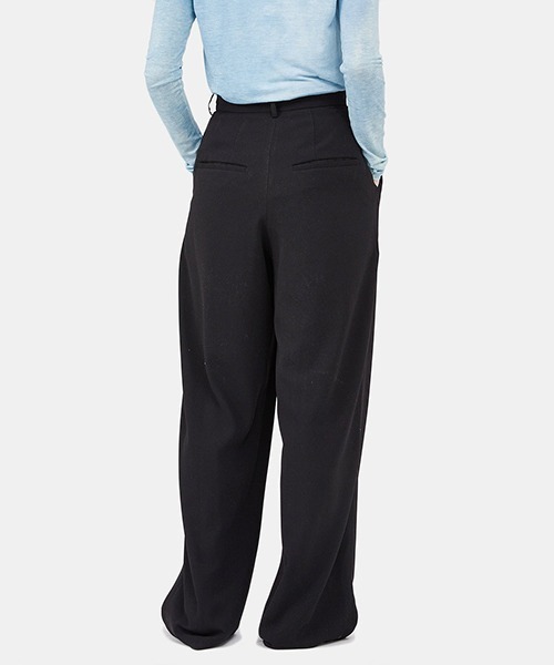 CLANE / クラネ 23SS 14110-7272 TUCK DESIGN WIDE PANTS パンツ