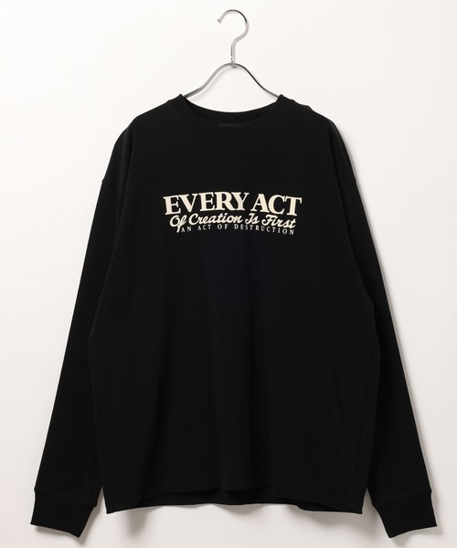 PAGEBOY(ページボーイ)の「PBLIM/フロッキーロゴロンT(Tシャツ/カットソー・レディース・ブラック/オフホワイト・MEDIUM/LARGE)」の12枚目の写真