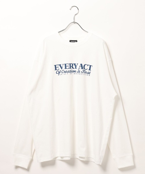 PAGEBOY(ページボーイ)の「PBLIM/フロッキーロゴロンT(Tシャツ/カットソー・レディース・ブラック/オフホワイト・MEDIUM/LARGE)」の14枚目の写真