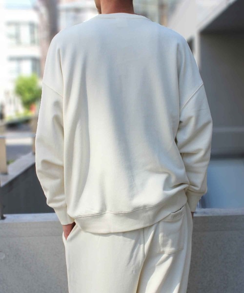STARTER(スターター)の「【STARTER】スターター BIG 裏毛長袖 クルースウェット 1634094【セットアップ対応】(スウェット・メンズ・ライトグレー/ヘザーグレー/ブラック/モカ/ラベンダー/クリーム/ネイビー/カーキ・L/S/XL/XXL/M)」の17枚目の写真
