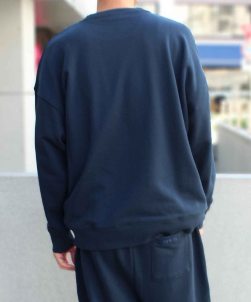 STARTER(スターター)の「【STARTER】スターター BIG 裏毛長袖 クルースウェット 1634094【セットアップ対応】(スウェット・メンズ・ライトグレー/ヘザーグレー/ブラック/モカ/ラベンダー/クリーム/ネイビー/カーキ・L/S/XL/XXL/M)」の12枚目の写真
