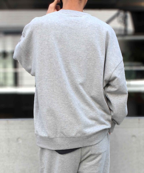 STARTER(スターター)の「【STARTER】スターター BIG 裏毛長袖 クルースウェット 1634094【セットアップ対応】(スウェット・メンズ・ライトグレー/ヘザーグレー/ブラック/モカ/ラベンダー/クリーム/ネイビー/カーキ・L/S/XL/XXL/M)」の20枚目の写真