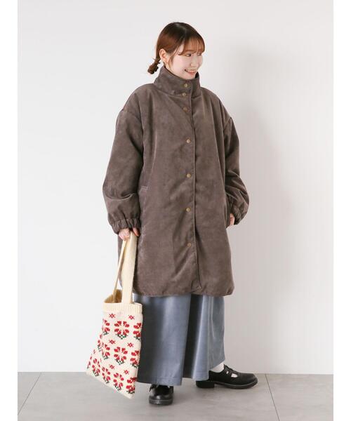 ehka sopo（エヘカソポ）の「花柄ニットバッグ（ハンドバッグ・レディース・モカ/レッド/キナリ・F）」の13枚目の写真