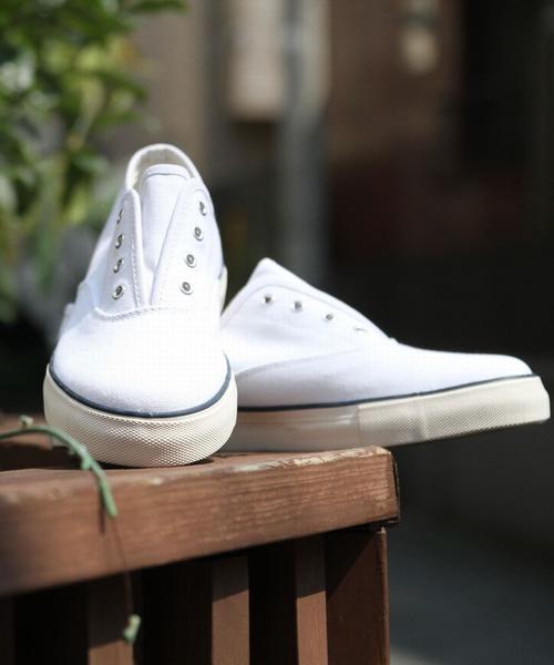 coen(コーエン)の「NEWキャンバススニーカー(スニーカー・メンズ・ホワイト/ブラック/ネイビー・SMALL/LARGE/MEDIUM)」の1枚目の写真
