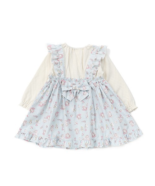 coeur a coeur（クーラクール）の「coeur a coeur マイメロディワンピース（ワンピース・キッズ・サックスブルー/ピンク・90cm/110cm/100cm）」の6枚目の写真