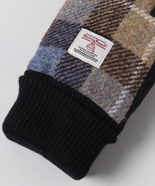 HARRIS TWEED（ハリスツイード）の「◆【HARRIS TWEED／ハリスツイード】スマホ操作対応グローブ（手袋・メンズ・ブラック/ベージュ系1/ブラック系5・00）」の12枚目の写真