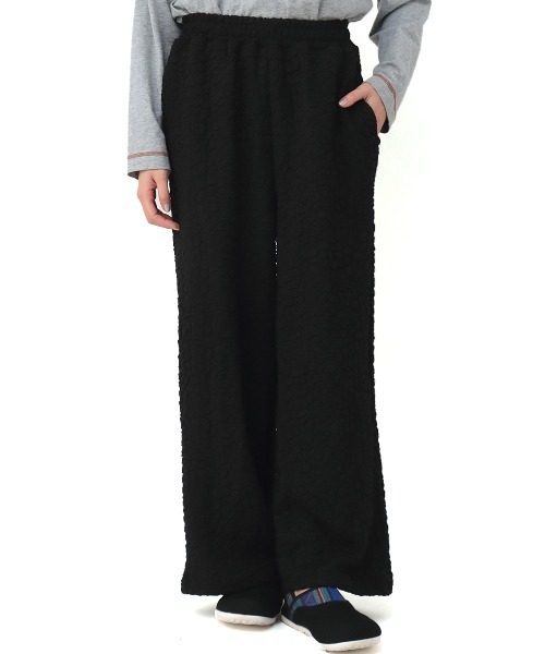 チチカカ(チチカカ)の「ポコポコファブリックパンツ(その他パンツ・レディース・グリーン/オフホワイト/ブラック・FREE)」の10枚目の写真