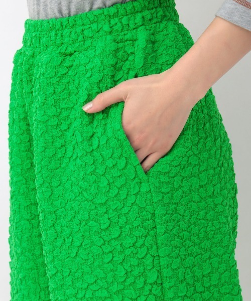 チチカカ(チチカカ)の「ポコポコファブリックパンツ(その他パンツ・レディース・グリーン/オフホワイト/ブラック・FREE)」の16枚目の写真