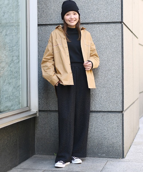 チチカカ(チチカカ)の「ポコポコファブリックパンツ(その他パンツ・レディース・グリーン/オフホワイト/ブラック・FREE)」の5枚目の写真