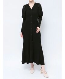 LAGUNAMOON | プリーツニットコンビワンピース(ワンピース)