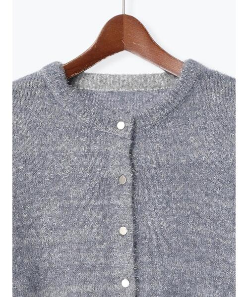 Te chichi（テチチ）の「ラメシャギークルーネックカーディガン（カーディガン/ボレロ・レディース・ブロンズ/シルバー/ゴールド・F）」の19枚目の写真