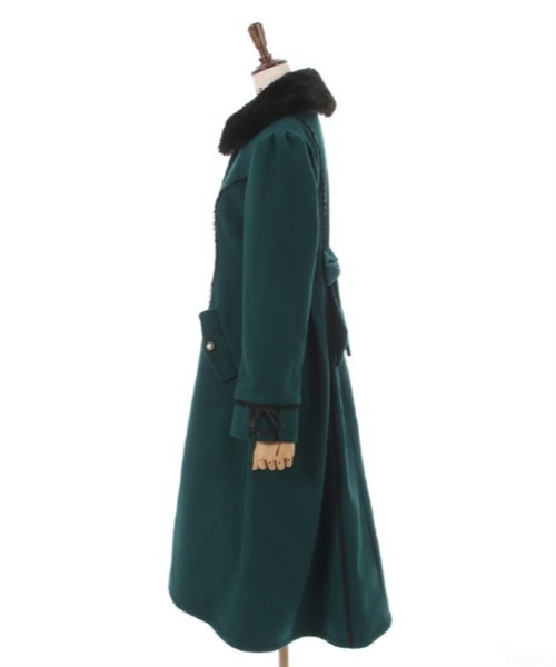 axes femme（アクシーズファム）の「ファー襟フィッシュテールコート