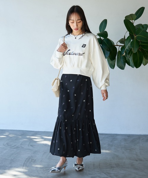 VIS（ビス）の「箔ロゴスウェットプルオーバー（スウェット・レディース・ホワイト系その他5/ライトグレー/ピンク系その他2・FREE）」の8枚目の写真