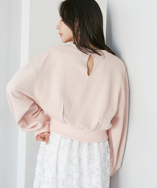 VIS（ビス）の「箔ロゴスウェットプルオーバー（スウェット・レディース・ホワイト系その他5/ライトグレー/ピンク系その他2・FREE）」の14枚目の写真