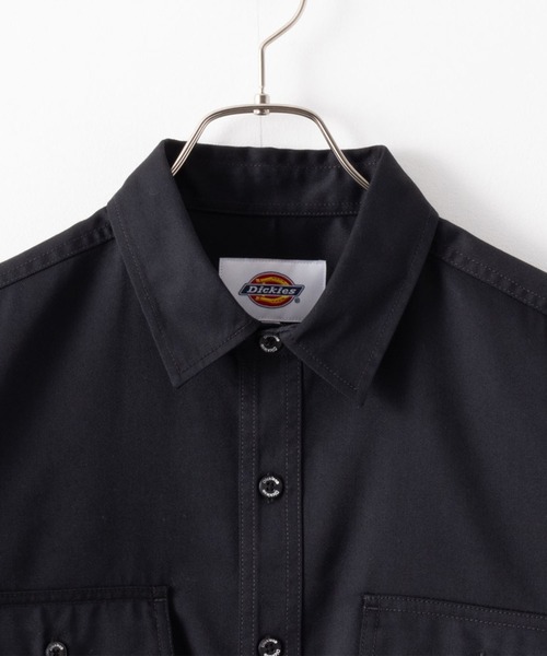 Dickies(ディッキーズ)の「Dickies 別注ツイルワークシャツ(シャツ/ブラウス・メンズ・ブラック/ベージュ・M/XXL/L/S/XL)」の4枚目の写真